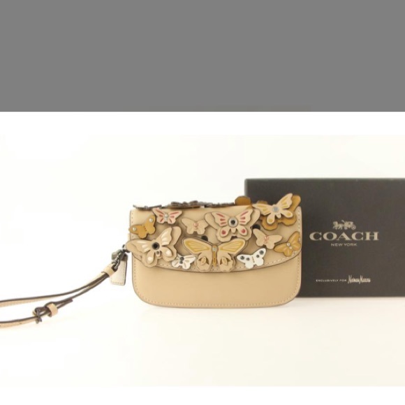Coach Handbags - 🦋 Coach 1941 3D Butterfly Large Wristlet Clutch